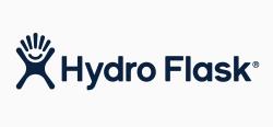 Hydro Flask clickable logo. Maps to Hydro Flask Product Landing Page.