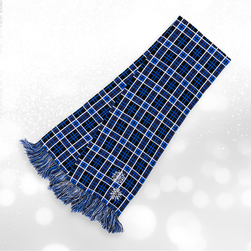 Boeing Tartan 2026 Jet Snowflake Fringe Scarf