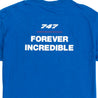 Boeing 747 Forever Incredible T-Shirt Back View