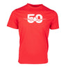 Boeing In China 50th Anniversary T-Shirt Red
