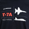 Boeing T-7A Red Hawk Tech Line Unisex T-Shirt Design Close-Up