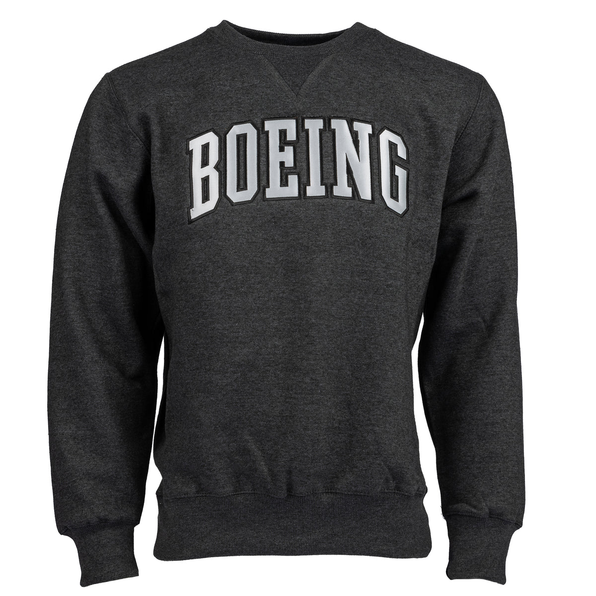 Boeing Hoodie Mens Medium Black Aviation Aerospace Communications Sweater
