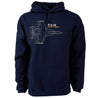 Boeing F/A-18 Super Hornet Motion Unisex Hoodie