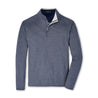 Full product image of the quarter-zip in steel grey color.  