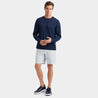 Lifestyle image of the product on male model pairing with khaki shorts