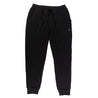 Full length image of black jogger pants.