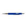 The Boeing Stores Boeing 737 Stratotype Pen is a blue and silver retractable pen with 737 in white on the barrel, featuring a Parker-style refill—perfect for aviation fans. Pictured on a plain white background.