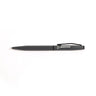 The Boeing Square Twist Ballpoint Pen from The Boeing Store has a slim aluminum barrel, a clip, and features the white Boeing logo and name on its side, displayed against a plain white background.