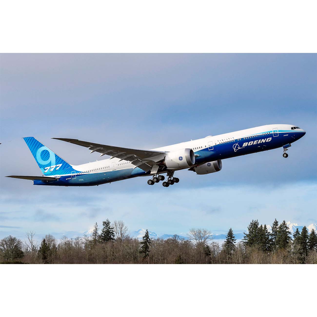 Boeing 777-9 First Flight Take Off - Small (3035615592570)