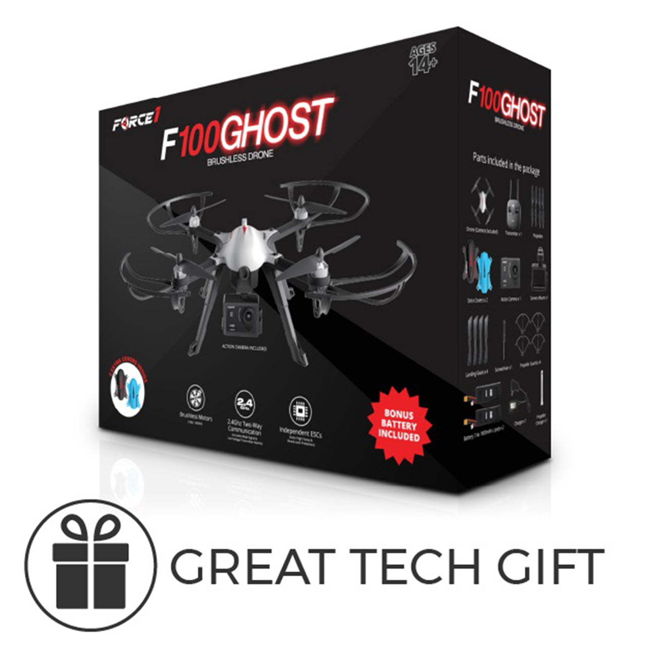force1 f100 ghost brushless drone