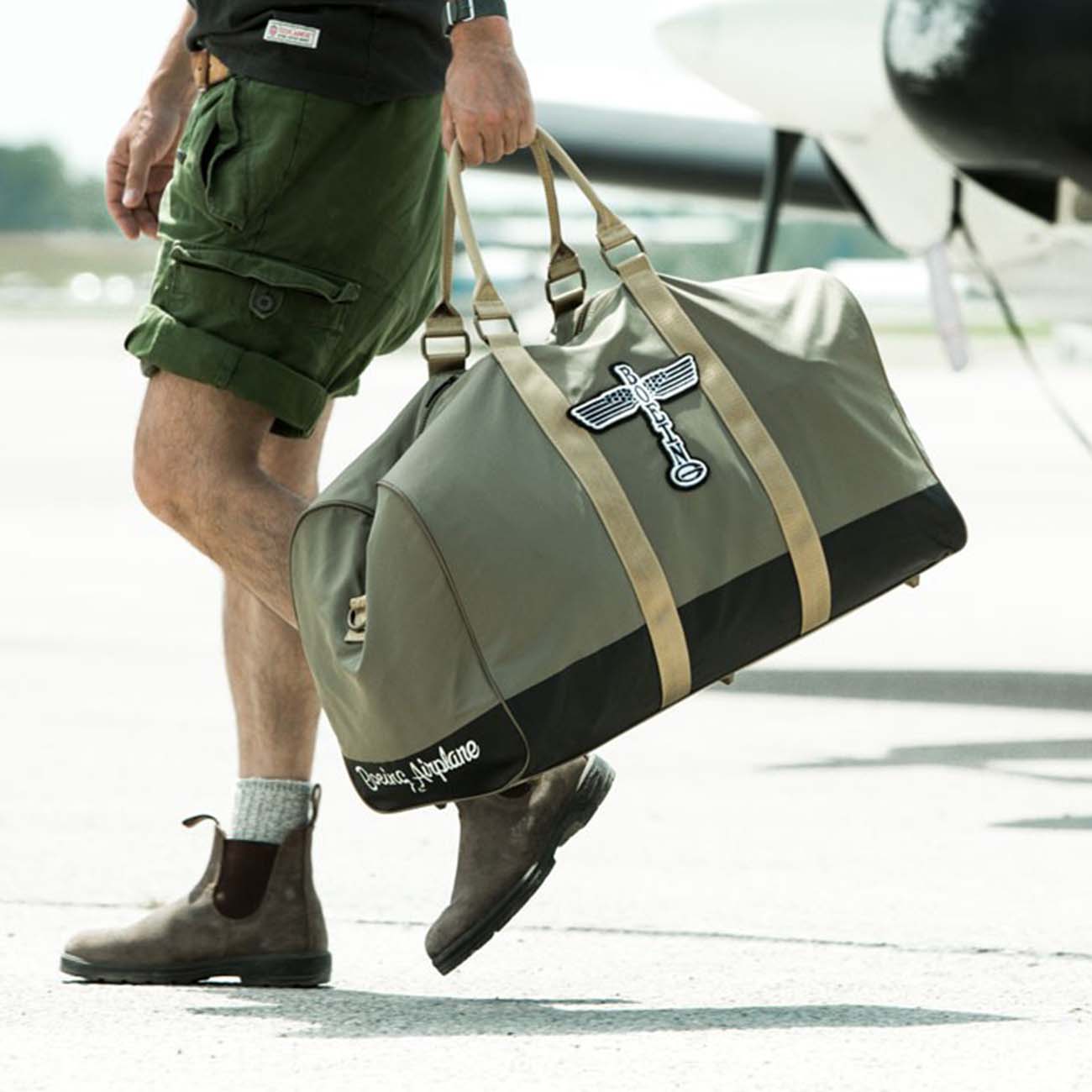 Boeing cloth weekend bag