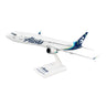 The Daron Alaska Airlines Boeing 737 MAX 9 1:130 Model features a white aircraft with Alaska on the side and a tail design showcasing a face. Ideal for collectors, it stands on a base labeled with the airlines logo.